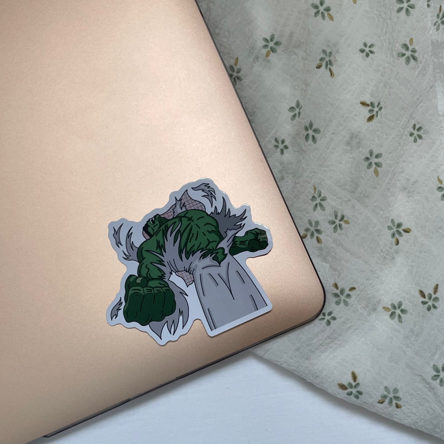 Premium vinyl sticker with a smooth, high-quality finish, designed to be waterproof and durable. Ideal for personalizing laptops, water bottles, notebooks, and other surfaces. Its long-lasting material resists wear and tear, making it a versatile, fun, and functional addition for everyday use.