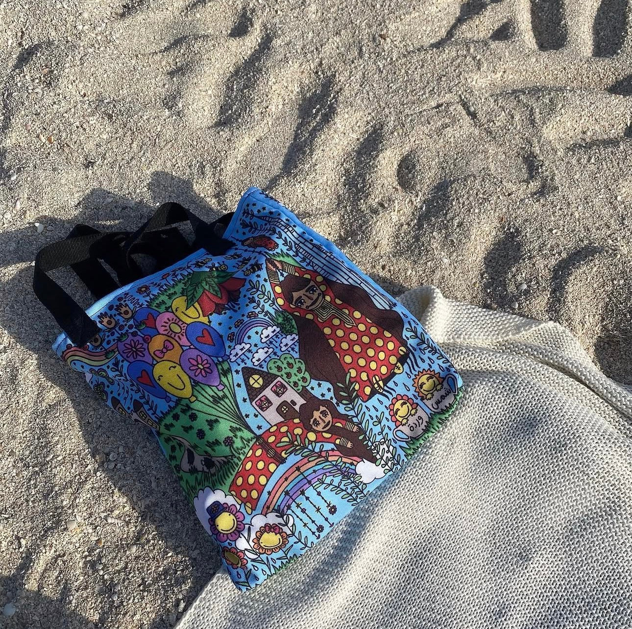 Above The Clouds Tote Bag