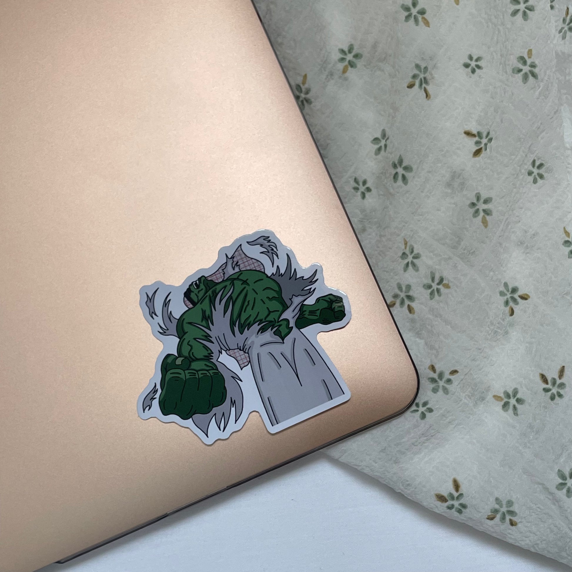 Premium vinyl sticker with a smooth, high-quality finish, designed to be waterproof and durable. Ideal for personalizing laptops, water bottles, notebooks, and other surfaces. Its long-lasting material resists wear and tear, making it a versatile, fun, and functional addition for everyday use.